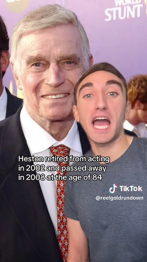 Charlton Heston’s Best Actor Oscar win! #charltonheston #fyp #actor #moviestar #oldhollywood #classicfilm #benhur #oscars #bestactor #1959 #academyawards #100thbirthday