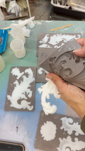 Ready to create a beautiful design with Decor moulds made it with Casting Resin and Silicon moulds from Re·design with Prima ➡️Check my affiliate link located in my bio for Redesign with Prima products Renovelle - A Sense of Renewal by Vilma Hernandez #renovelleasenseofrenewal #FurnitureDesign #uniquefurniture #uniquepieces #creating | Renovelle - A Sense of Renewal by Vilma Hernandez