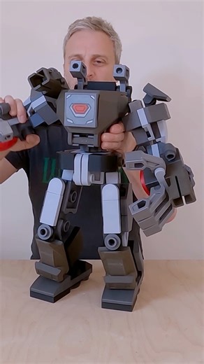 My 4X scale version of the Lego Marvel War Machine! More details on my YT channel! #lego #marvel #3dprint #3dprinting | Mantis Hacks