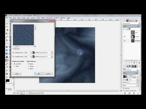 Denim (jeans) texture - GIMP Tutorial