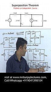 85 reactions | Superposition Theorem | SuperPosition Theorem Solved...