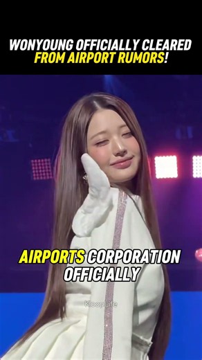 Wonyoung Officially Cleared From Airport Rumors! #kpop #wonyoung