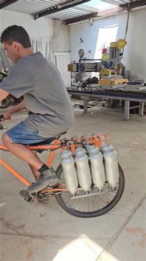 homemade air bike