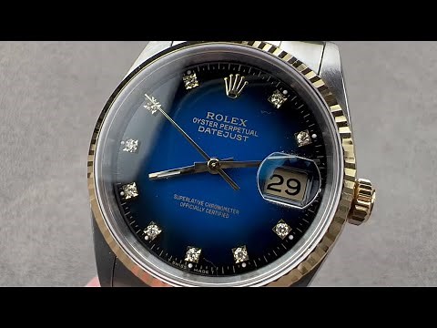 Rolex Datejust 16233 Rolex Watch Review