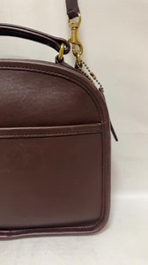 Auth Old Coach Lunch Box 2way Shoulder Bag Glove-tanned Leather Brown 9991 Used Good Condition - Etsy Canada