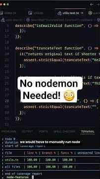 Stop Using Nodemon 😳 Node.js --watch Is Here!