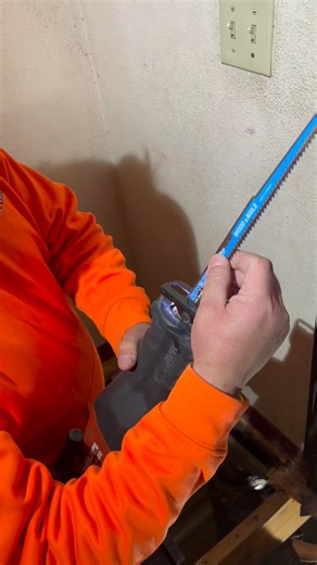 Tools Carpentry Construction on Instagram: "How many of you have hit a pipe or wire behind a cut?🤣 I have but it’s been many years. I’m much more careful now. Demo day with @spyderproducts . The hardened teeth hold up remarkably well for steel blades. Check them out"