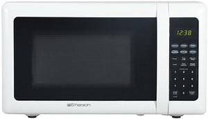 Emerson 0.7 Cu. Ft. 700 Watt, White Microwave Oven with Touch Control, MW7302W