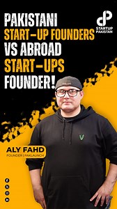 Pakistan Start-up Founders Vs Abroad Start-ups Founders! Feat Aly Fahd Founder Paklaunch Watch Full Podcast. Link in Comments. #Startups #PakLaunch #AlyFahd | Startup Pakistan