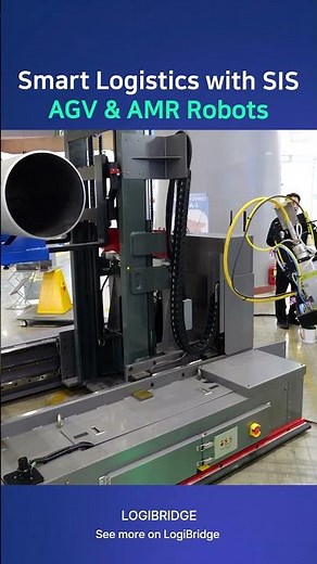 SIS AGV & AMR Logistics Automation System | Smart Factory Solution
