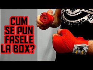 BOXING - Cum să îți pui fașele pentru a-ți proteja mâinile?