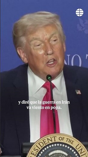 Trump sobre la guerra de Irán: "Va viento en popa, podemos hacer lo que queramos"