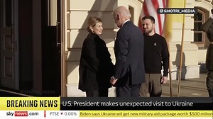 1.6K views · 162 reactions |  Footage of President Zelensky and US President Biden meeting in Kyiv. | Kyiv Post | Facebook