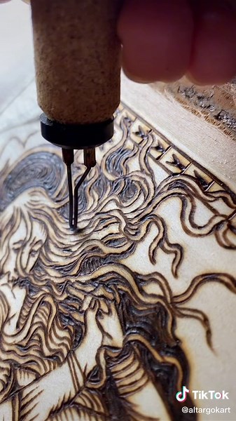 Crafty Pyrography Art: Woodburning Masterpieces
