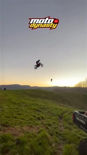 What a jump.. 😳 #dirtbikelife