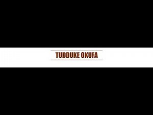 Tudduke Okufa @Worshipping Wednesday