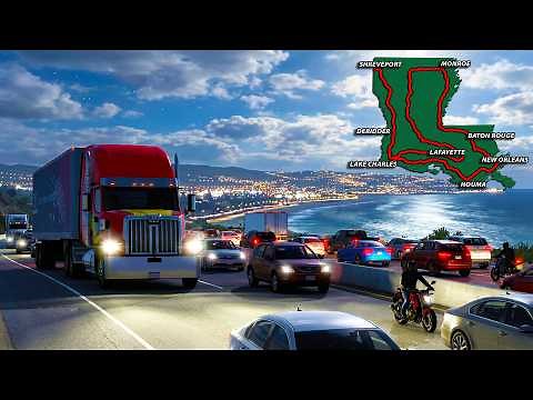 Exploring Louisiana in American Truck Simulator