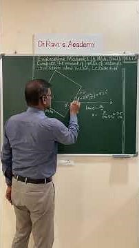 Moment of inertia of Inclined Rectangle : Lecture 4-10 #gate #engineeringmechanics #mechanics