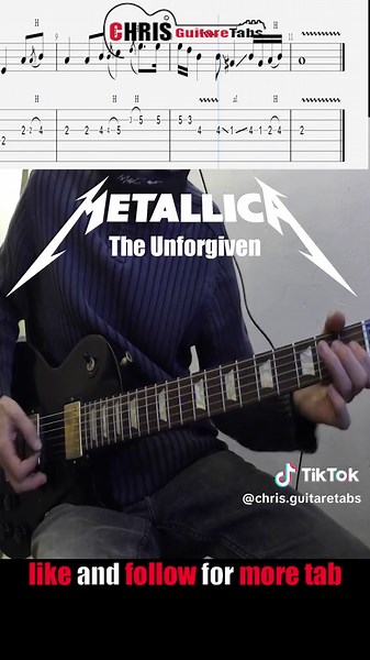 Mastering The Unforgiven by Metallica on Guitar