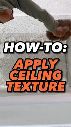 HOW-TO: Apply Knockdown Ceiling Texture with our SIMPLE Steps #homediy