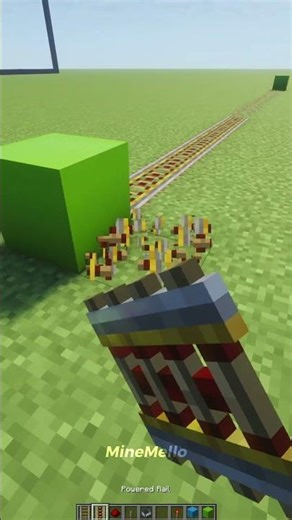 Minecraft FASTEST RAIL 🤯 #minecraft #shorts