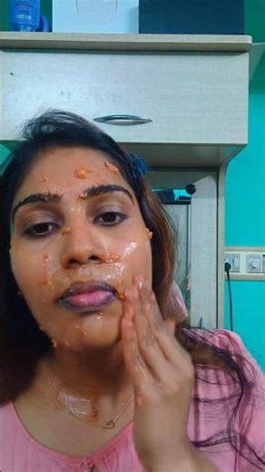 DIY PAPAYA🥭 FACEMASK for GLOWING✨SKIN #youtube #papayafacemask #skincare #glowingskin