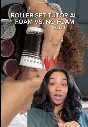 Mastering Roller Sets: Foam vs. No Foam Techniques