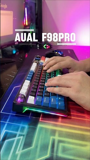 AULA F98Pro คีย์บอร์ดไร้สาย คีย์ไทยแท้ #aula #คีย์บอร์ดเกมมิ่ง #gaming #keyboard #aulaf98pro