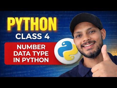 Numbers In python | Number Data Type in Python | Class 4 Python Series