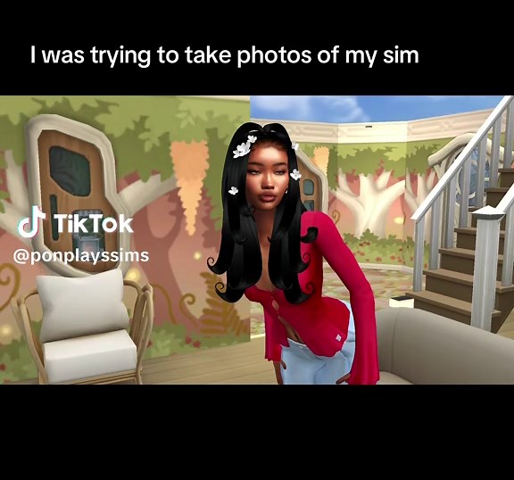 Fairy Princess who ran away with a human #sims #sims4 #sims4cc #simstok #fyp #ponsiims