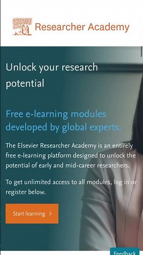Researcher Academy — Elsevier’s free e-learning platform #education #science #publishing #elsevier