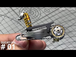 Building a DUCATI 916 (#01) - Tamiya 1/12 scale plastic model