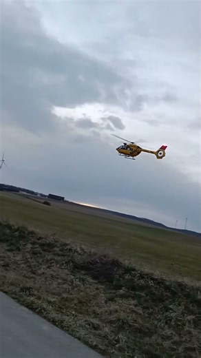 Christoph 66 im Landeanflug - immer wieder beeindruckend 😎 #Rettungshubschrauber #Christoph66 #Heli