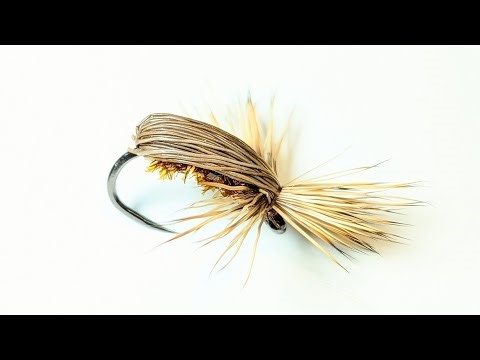 Clarke's Screaming Banshee Caddis Sedge Dry Fly. #dryfly #caddis #flytying #flyfishing #troutflies