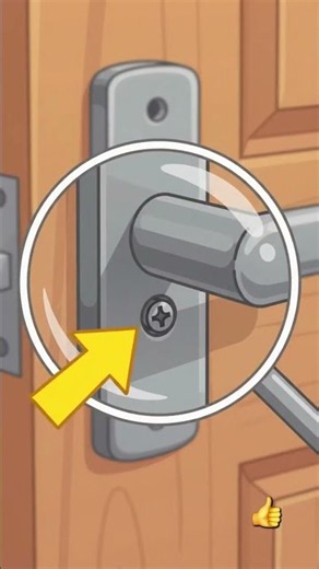 How to Fix a Loose Door Handle in Seconds! #Shorts