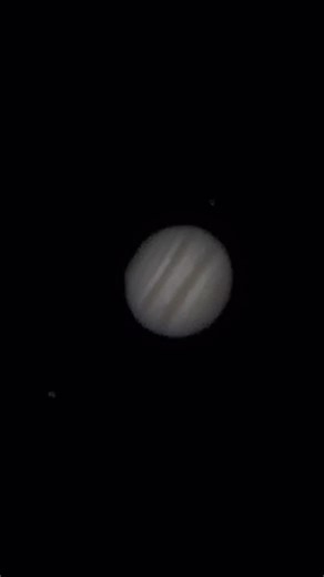 Joel Cedeno on Instagram: "Live view of Jupiter from my backyard telescope - one of my favorite raw footages today - enjoy #space #telescope #astronomy #astrophotography #stars #jupiter #planetary"