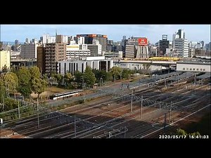 【新大阪駅ライブカメラ】 ドクターイエロー入線