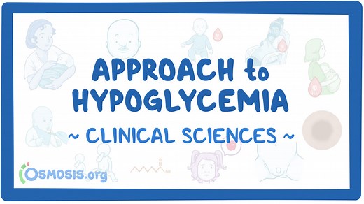 Approach to hypoglycemia (pediatrics): Video & Meaning | Osmosis