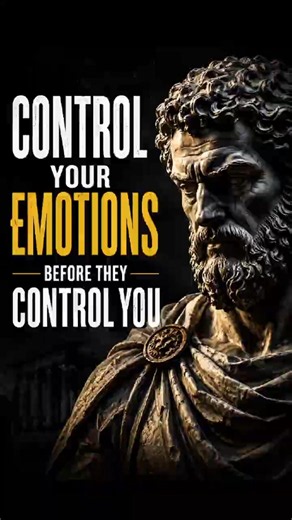 Control Your Emotions Before They Control You | Stoicism #stoicism #motivation