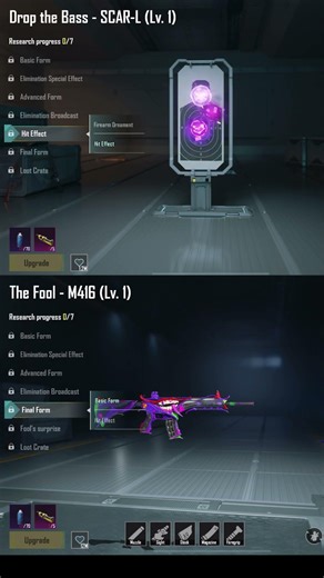 Fool M416 vs Joker SCAR-L 😱 Which Skin Is Better? | PUBG Mobile #shorts #pubg #bgmi