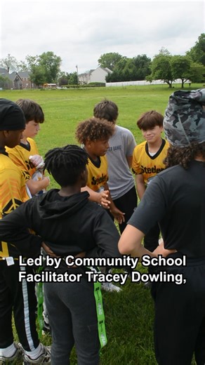 💚 At Dundalk Middle School, flag football is more than a game! Community School Facilitator Tracey Dowling is using the sport to build community, teach valuable skills, and improve attendance. | Baltimore County Public Schools