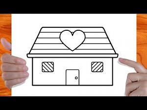 Dessin facile | comment dessiner une maison facilement | Dessin kawaii | Dessins facile a faire