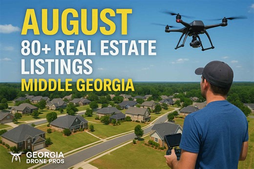 1.8K views | “August was a busy month for Georgia Drone Pros!  We filmed over 80 real estate listings across Middle Georgia, capturing stunning aerial views that help homes stand out. Excited to keep showcasing our region from above!” We also filmed three very early morning concrete pours with @ArticConcrete https://georgiadronepros.com/ | Georgia Drone Pros, LLC | Facebook