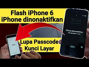 How to flash iPhone 6 Forgot Passcode Lock Screen iPhone disabled via 3utools