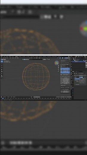 🔥 Fix Blender Wireframe! Uncheck ‘Optimal Display’ in Subdivision Modifier! 🎨 #BlenderTips