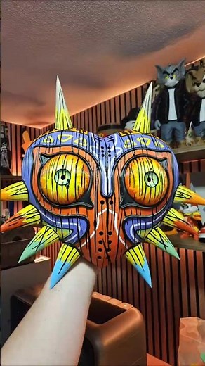 3D printed majora's mask #zelda #3dprinted
