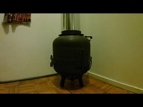 Propane tank stove build super easy with no welding