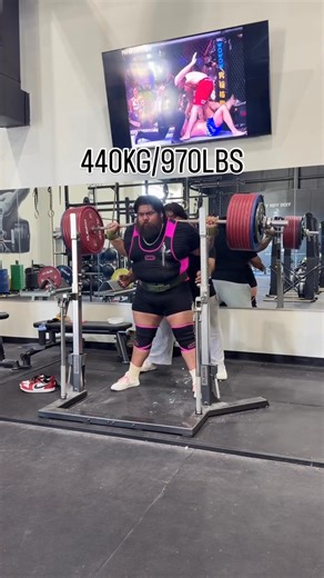 Jesus Olivares squatting 440kg | PTC Headquarters