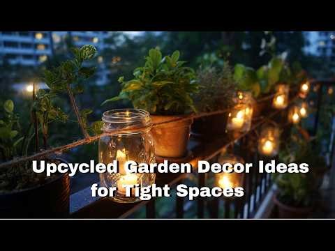 Small Balcony, Big Beauty: Upcycled Garden Decor Ideas for Tight Spaces