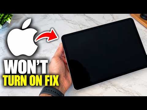 How To Fix iPad Won't Turn On (Quick Guide)
